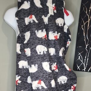 Polar Bear Print Pajama Pants